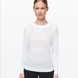 Lululemon Breeze By Long Sleeve Squad White